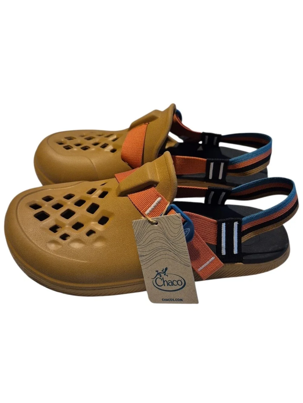 Chaco Men's 11 Chillos Clogs In Retro Camel Brown Breathable Comfort Sandals NWT